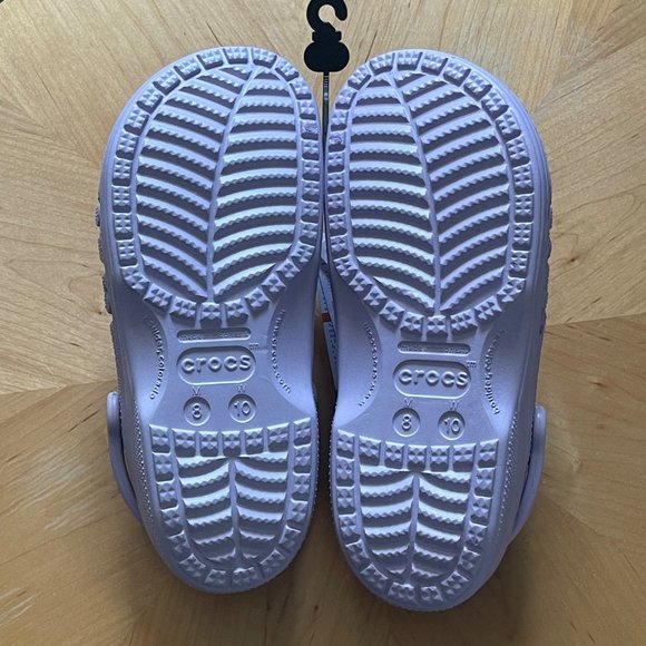 Crocs NWT Lavender Unisex Classic Baya Size 10 Ladie's/8 Men's Light Footwear - Picture 3 of 6